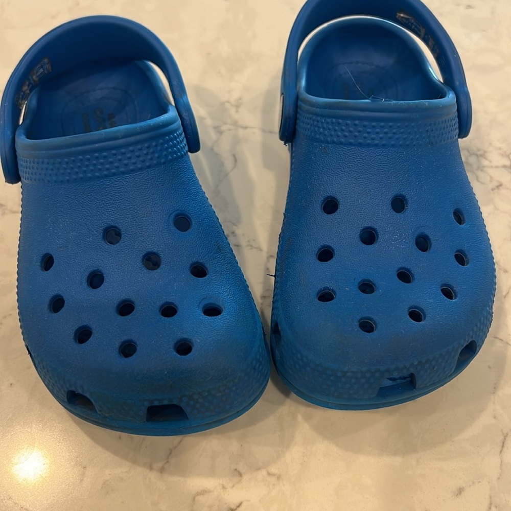Toddler Crocs C10 Blue